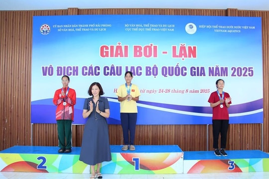 Sôi động Giải bơi – lặn vô địch các CLB quốc gia 2025