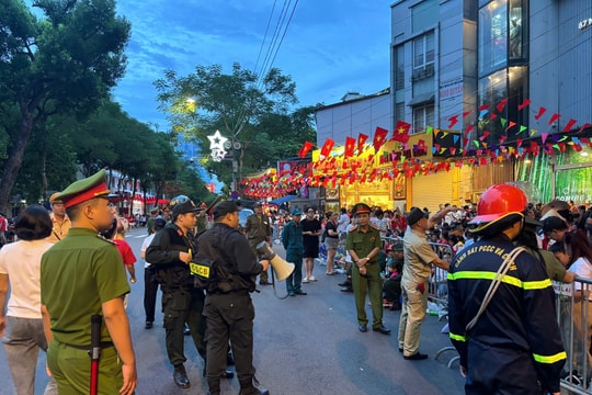 Đảm bảo an ninh, ổn định trật tự cho buổi tổng hợp luyện diễu binh, diễu hành lần 2