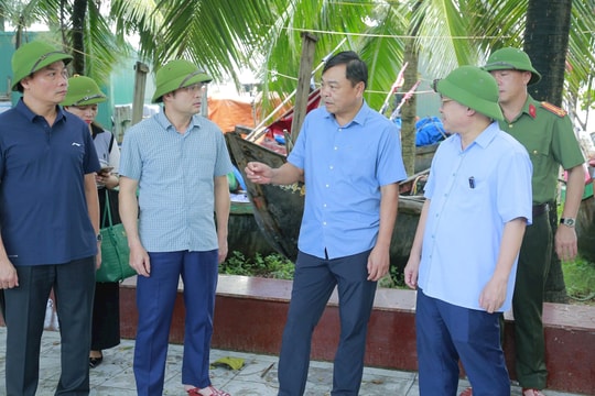 Thứ trưởng Bộ NN&MT đề nghị Thanh Hóa không chủ quan