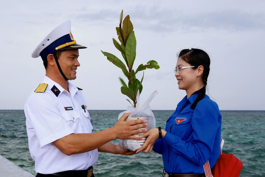 “Triệu cột mốc xanh”, MB góp phần phủ xanh đặc khu Trường Sa