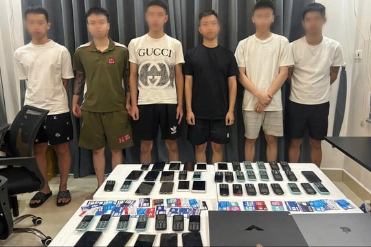 Triệt phá đường dây cho vay lãi nặng qua iCloud