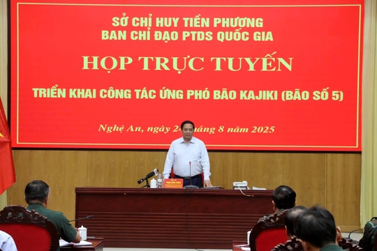 Ứng phó bão số 5: Bảo vệ tính mạng nhân dân là mục tiêu cao nhất