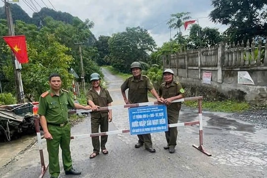 Công an Thanh Hóa huy động 100% quân số, sẵn sàng ứng phó bão số 5