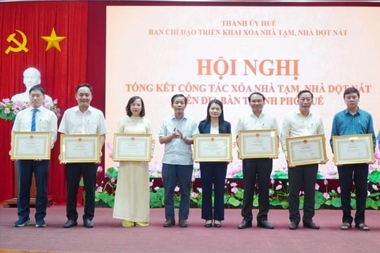 Huế hoàn thành kế hoạch xóa nhà tạm, nhà dột nát