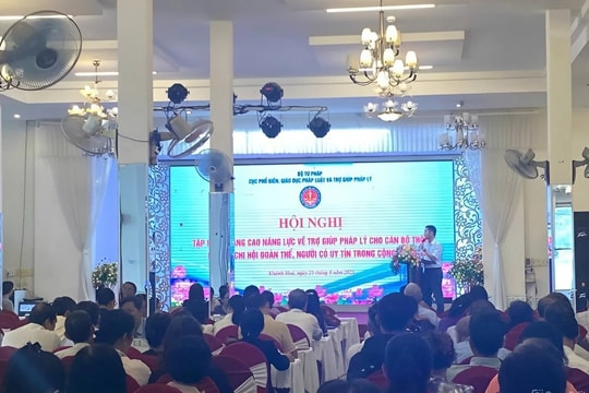 Nâng cao năng lực trợ giúp pháp lý cho cán bộ cơ sở tại Đắk Lắk và Khánh Hòa