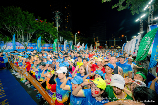 Herbalife Việt Nam đồng hành cùng giải chạy VnExpress Marathon Nha Trang năm thứ tư liên tiếp