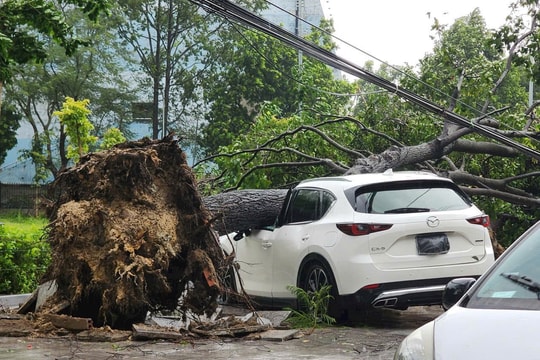 Mưa lớn trên diện rộng gây khó cho việc khắc phục thiệt hại do bão số 5