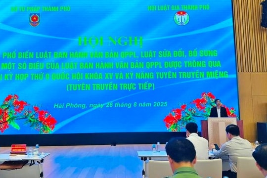 Phổ biến Luật ban hành văn bản quy phạm pháp luật