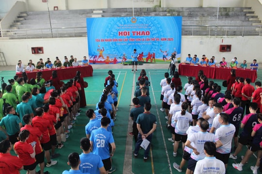 Hội thao Tòa án nhân dân hai cấp tỉnh Sơn La lần thứ VII