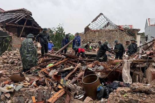 Thiệt hại ban đầu do bão số 5 gây ra ở Ninh Bình