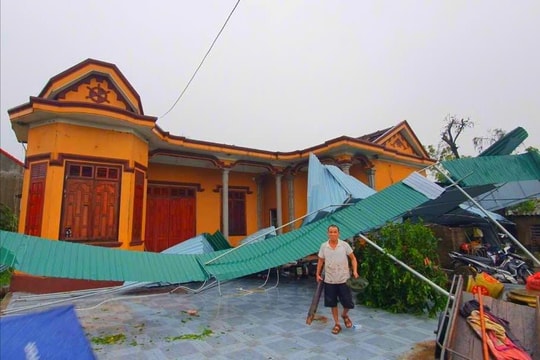 Hà Tĩnh: Huy động tổng thể các nguồn lực để khắc phục thiệt hại do bão số 5