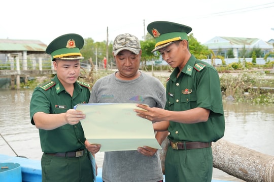 BĐBP Cà Mau kiên quyết đấu tranh, ngăn chặn chống khai thác IUU