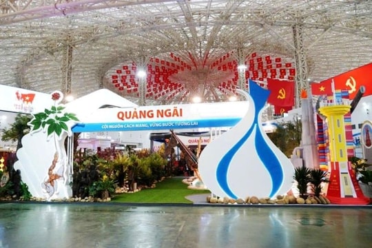 Quảng Ngãi kết hợp biển và rừng trưng bày tại Trung tâm triển lãm Quốc gia