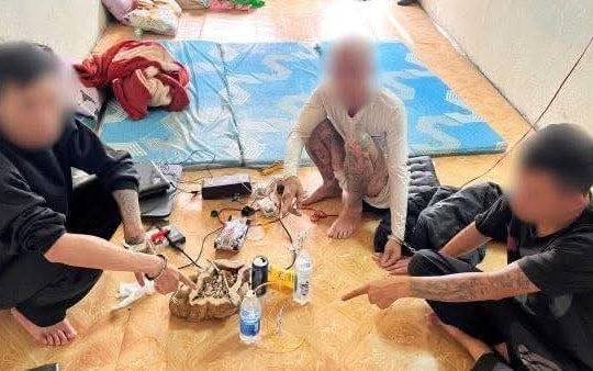 Bắt giữ 4 đối tượng mua bán, tổ chức sử dụng trái phép chất ma túy