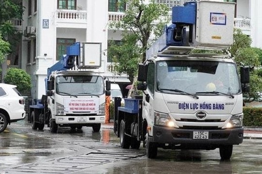 Hải Phòng cử đội xung kích giúp Nghệ An khôi phục điện