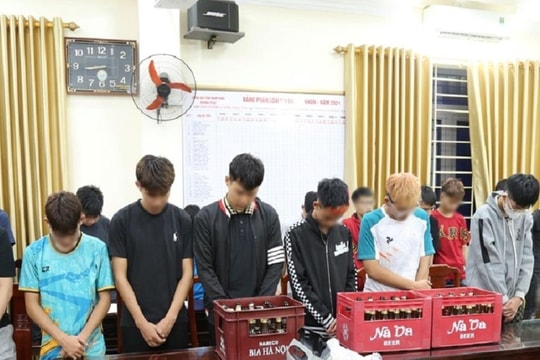 Triệu tập nhóm thanh thiếu niên rượt đuổi, đánh nhau trên đường