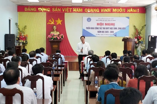 Cà Mau: Triển khai công tác thu BHYT năm học 2025-2026