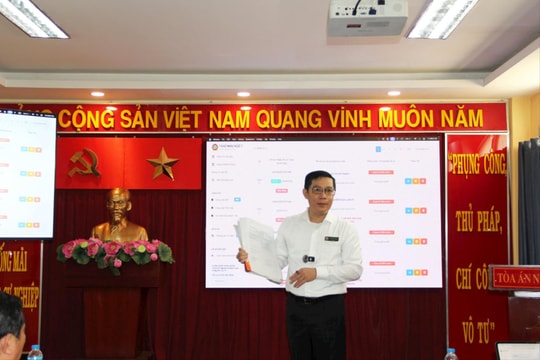TAND khu vực 1 - TP.HCM: Nhận đơn, giám sát qua mạng để công lý gần hơn với người dân