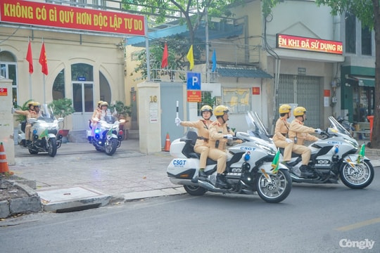 CSGT TP.HCM dùng flycam giám sát giao thông dịp lễ 2/9