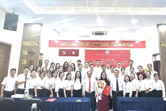 Bổ nhiệm  Chánh Văn phòng TAND khu vực 2 – TP.HCM