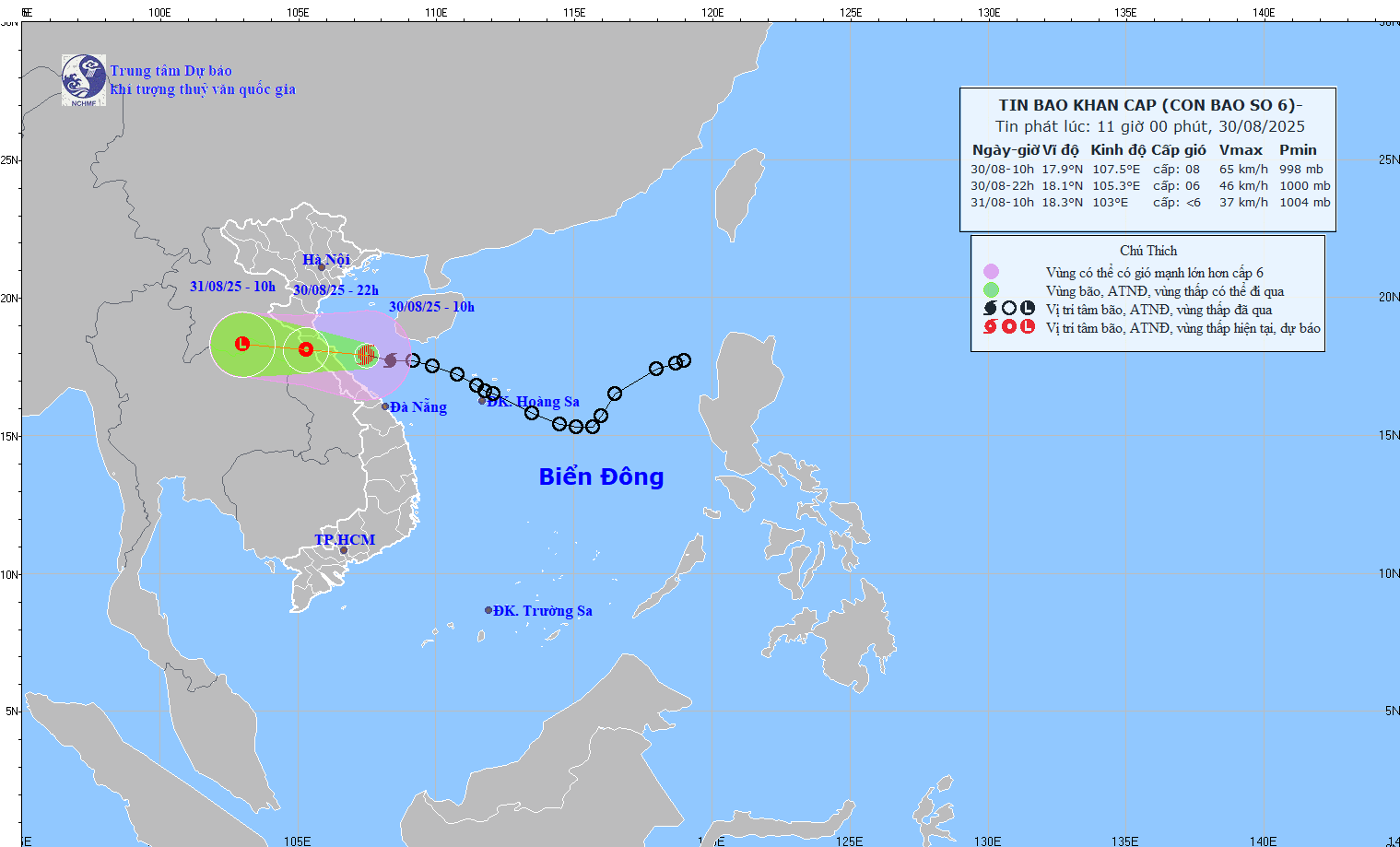 Thủ tướng Chính phủ yêu cầu tập trung ứng phó bão số 6