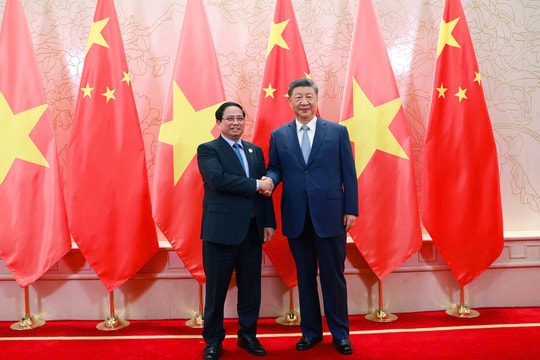 Thủ tướng Phạm Minh Chính hội kiến Tổng Bí thư, Chủ tịch nước Trung Quốc