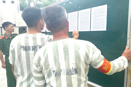 Nghệ An: 30 phạm nhân được đặc xá nhân dịp Quốc khánh 2/9