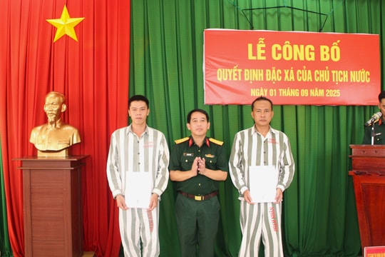 Ánh sáng khoan hồng trong ngày đặc xá tại Trại giam H85