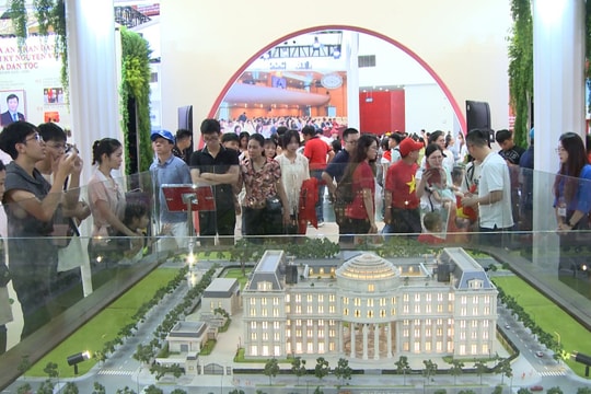 Dấu ấn ngành Tòa án tại Triển lãm 80 năm thành tựu đất nước