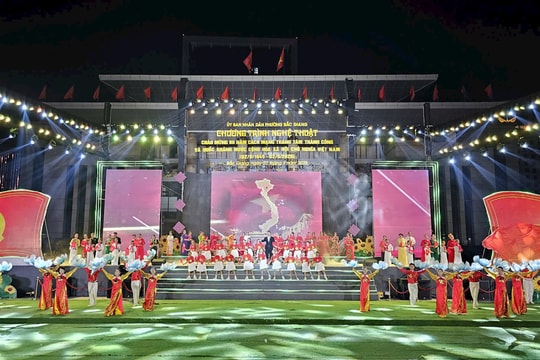 Bắc Ninh: Mãn nhãn với chương trình nghệ thuật chào mừng Quốc khánh 2/9