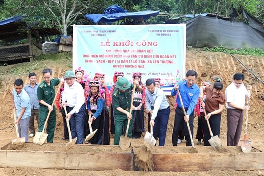 Điện Biên triển khai mô hình điểm khu dân cư biên giới xanh – sạch – đẹp tại Tả Ló San