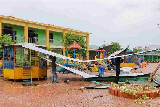 Tập trung khắc phục cơ sở giáo dục bảo đảm điều kiện khai giảng năm học mới cho học sinh