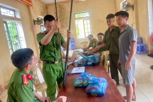 Thu hồi súng, vũ khí góp phần mang lại bình yên khu vực miền núi