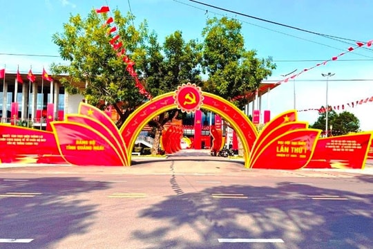 Quảng Ngãi có 450 đại biểu dự Đại hội Đảng bộ tỉnh