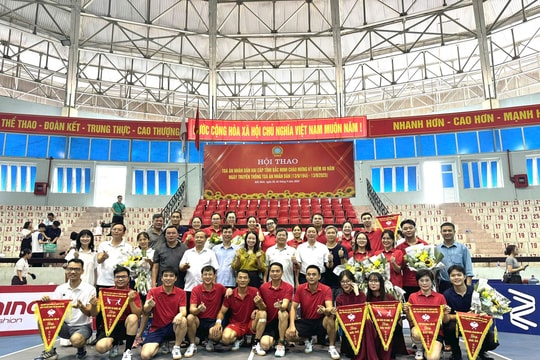 Bắc Ninh: Sôi nổi hội thao kỷ niệm ngày truyền thống Tòa án nhân dân