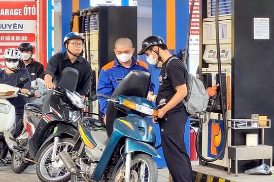 Giá xăng dầu tăng từ 15h chiều nay