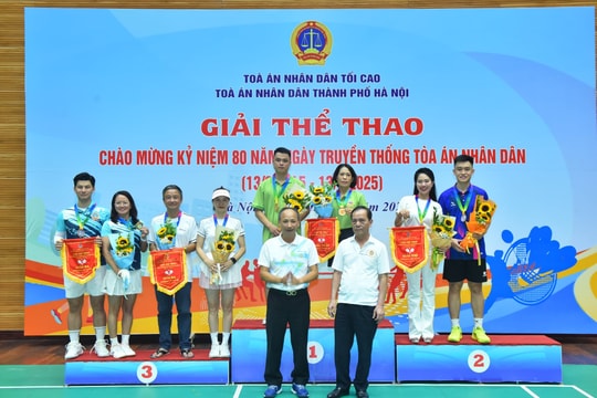 TAND hai cấp TP. Hà Nội: Khí thế sôi nổi tại Giải thể thao chào mừng 80 năm Ngày truyền thống Tòa án nhân dân