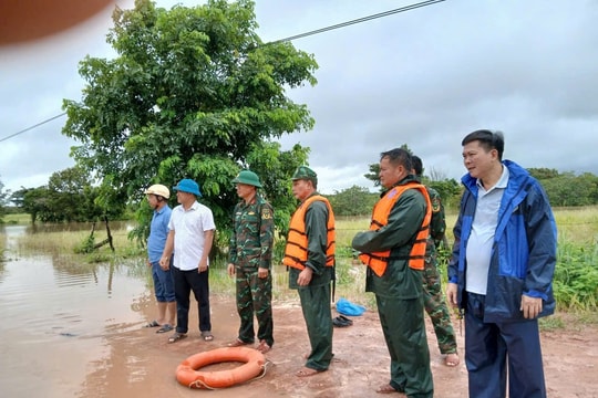 Đắk Lắk: khẩn trương ứng phó mưa lũ tại khu vực biên giới