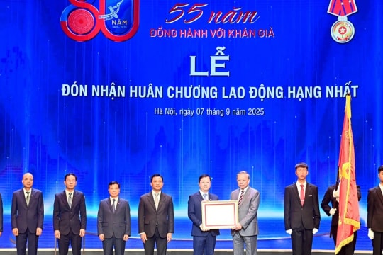 Tổng Bí thư Tô Lâm dự Lễ kỷ niệm 55 năm ngày phát sóng chương trình truyền hình đầu tiên