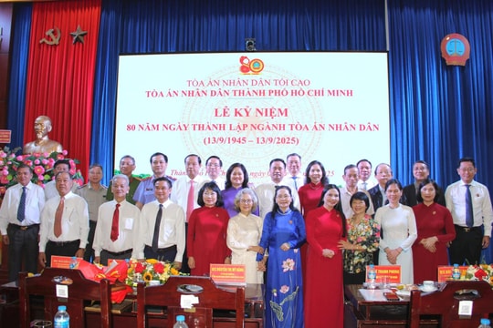 TAND TP.HCM tổ chức Lễ kỷ niệm 80 năm Ngày truyền thống Tòa án nhân dân