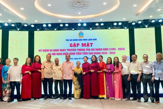 TAND tỉnh Lạng Sơn tổ chức gặp mặt nhân dịp 80 năm ngày truyền thống