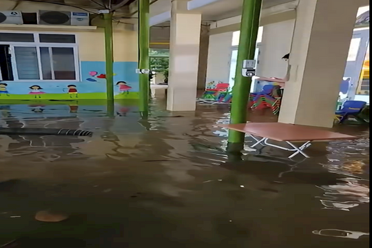 Lào Cai: Xuất hiện mưa lớn do ảnh hưởng hoàn lưu cơn bão số 7