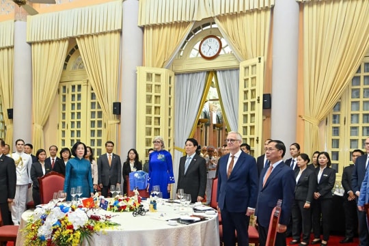 Chủ tịch nước Lương Cường chủ trì chiêu đãi cấp Nhà nước Toàn quyền Australia