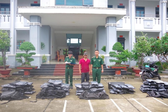 Ngư dân phát hiện hơn 81kg cần sa trôi trên biển