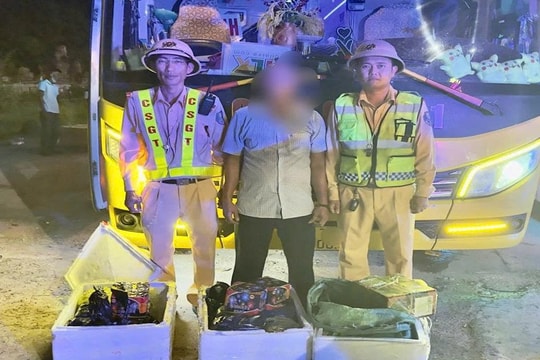 Quảng Trị: CSGT liên tiếp phát hiện nhiều vụ vi phạm pháp luật trên các tuyến giao thông