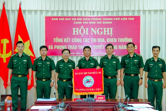 Cụm thi đua cơ quan BĐBP Cần Thơ tổng kết phong trào thi đua quyết thắng năm 2025