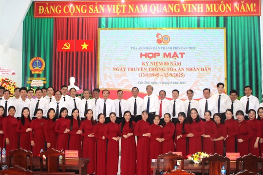 TAND TP Cần Thơ tổ chức kỷ niệm 80 năm Ngày truyền thống TAND