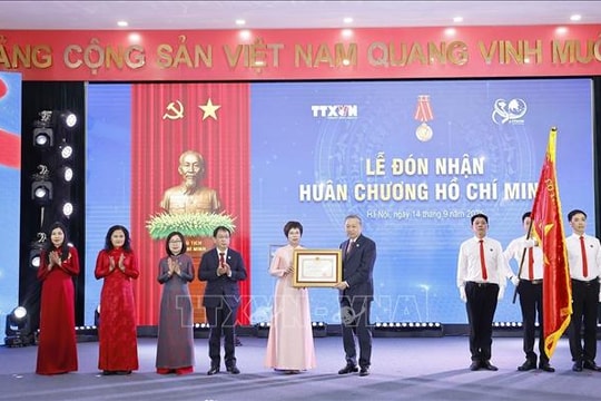 Tổng Bí thư Tô Lâm: Thông tấn xã Việt Nam tiếp tục khẳng định vai trò là cơ quan thông tin chiến lược, tin cậy của Đảng và Nhà nước