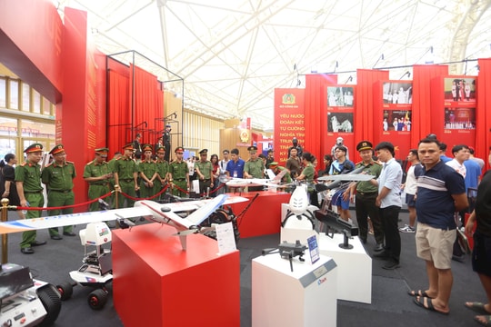 Đặc sắc Gian trưng bày của Bộ Công an tại Triển lãm thành tựu đất nước