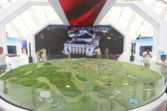 Không gian Hà Nội gây ấn tượng tại Triển lãm thành tựu đất nước